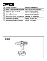 Makita DF347D Cordless Driver Drill Instrukcja obsługi