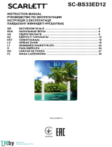 Scarlett SC-BS33ED12 Instrukcja obsługi