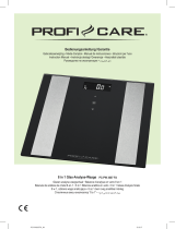 ProfiCare PROFI-CARE PC-PW 3007 FA 8 In 1 Glass Analysis Scale Instrukcja obsługi