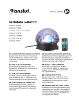 Anslut Disco Light Instrukcja obsługi