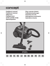 Concept VP807x Floor vacuum cleaner Instrukcja obsługi