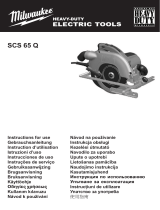 Milwaukee SCS 65 Q Instrukcja obsługi