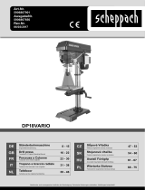 Scheppach DP18VARIO Instrukcja obsługi