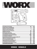 Worx WX843 Instrukcja obsługi