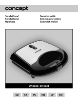 Concept SV 3030/SV 3031 Sandwich Maker Instrukcja obsługi