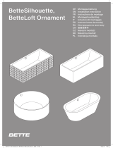 BETTE Loft Ornament Freestanding Rectangular Bath Instrukcja obsługi
