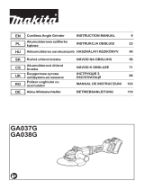 Makita GA037G Instrukcja obsługi