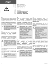 Hager HW1N310DB Instrukcja obsługi