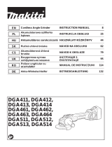 Makita DGA411 Instrukcja obsługi