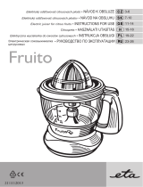 eta Fruito 0037 90050 Instrukcja obsługi