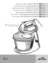 eta Fresco 1047 90010 Instrukcja obsługi