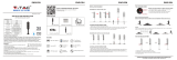 V TAC V-TAC VT-945 LED Solar Bollard Light Instrukcja obsługi
