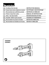 Makita DGD801 Instrukcja obsługi