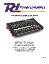 Power Dynamics PDM-Series Instrukcja obsługi