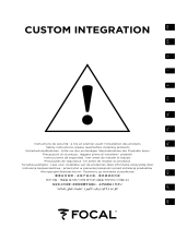 Focal codo 1652 custom integration Instrukcja obsługi