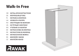 RAVAK 1400 x 2000 mm Walk In Free Shower Enclosure Instrukcja obsługi