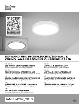 LIVARNO LED Wall and Ceiling Lamp Instrukcja obsługi
