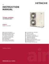 Hitachi RASM-(3-6)(V)NE Yutaki M Series Outdoor Unit Instrukcja obsługi