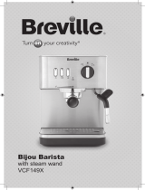 Breville VCF149X Bijou Barista Espresso Machine Instrukcja obsługi