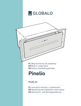 GLOBALO Pinelio 60 Built In Range Hood Instrukcja obsługi