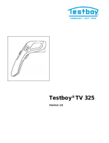 TESTBOY TV 325 Instrukcja obsługi