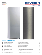 SEVERIN KGK 8905, 8906 Refrigerator Freezer Instrukcja obsługi