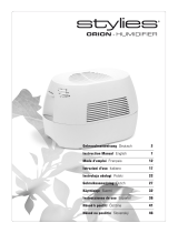 Stylies Orion Evaporative Air Humidifier Instrukcja obsługi