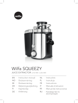 Wilfa JU1S-400, JU2S-800 SQUEEZY Juice Extractor Instrukcja obsługi