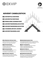 EKVIP ADVENT Candlestick Instrukcja obsługi