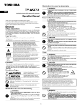 Toshiba TY-ASC51 Instrukcja obsługi