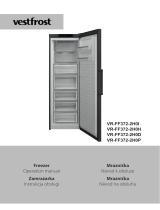 Vestfrost VR-FF372-2H0I Freezer Instrukcja obsługi