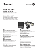 Anslut Solar Cell LED Lamp Instrukcja obsługi