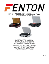 Fenton RP Series Instrukcja obsługi