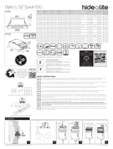 hidealite Optic L G2 Instrukcja obsługi