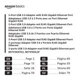 Amazon Basics B07V3G97KZ Instrukcja obsługi