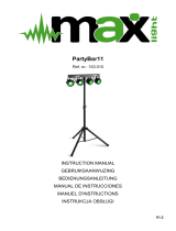 Max PartyBar 153.010 LED Set Effect Instrukcja obsługi