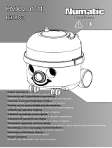 Numatic HVR200-11 Instrukcja obsługi