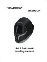 Universal HORIZON 9-13 Automatic Welding Helmet Instrukcja obsługi