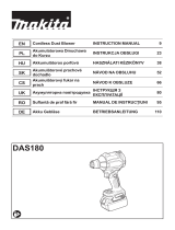 Makita DAS180 Instrukcja obsługi