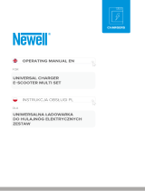 Newell Universal Charger E-Scooter Multi Set Instrukcja obsługi