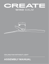Create Wind Calm Ceiling Fan Instrukcja obsługi