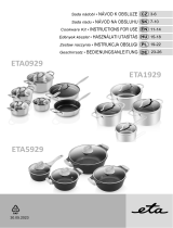 eta 929 Cookware Kit Instrukcja obsługi