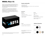 Display Pros 01 KOYA MTN MODify Riser Instrukcja obsługi