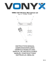 Vonyx WM62 UHF Instrukcja obsługi