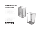 RAVAK 10PS-80-90-100cm shower enclosure Instrukcja obsługi