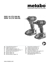 Metabo SSD 18 LTX 200 BL Instrukcja obsługi