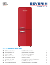 SEVERIN RGK-8927 Fridge freezer combination Instrukcja obsługi