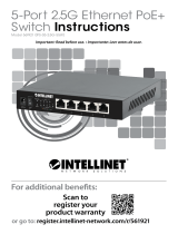 Intellinet 561921 IPS-05-2.5G-55W Instrukcja obsługi