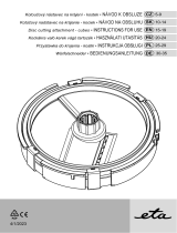 eta Disc Cutting Attachment Cubes Instrukcja obsługi