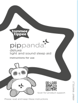 Tommee Tippee Pip Deluxe Sleep Aid Web Leaflet Instrukcja obsługi